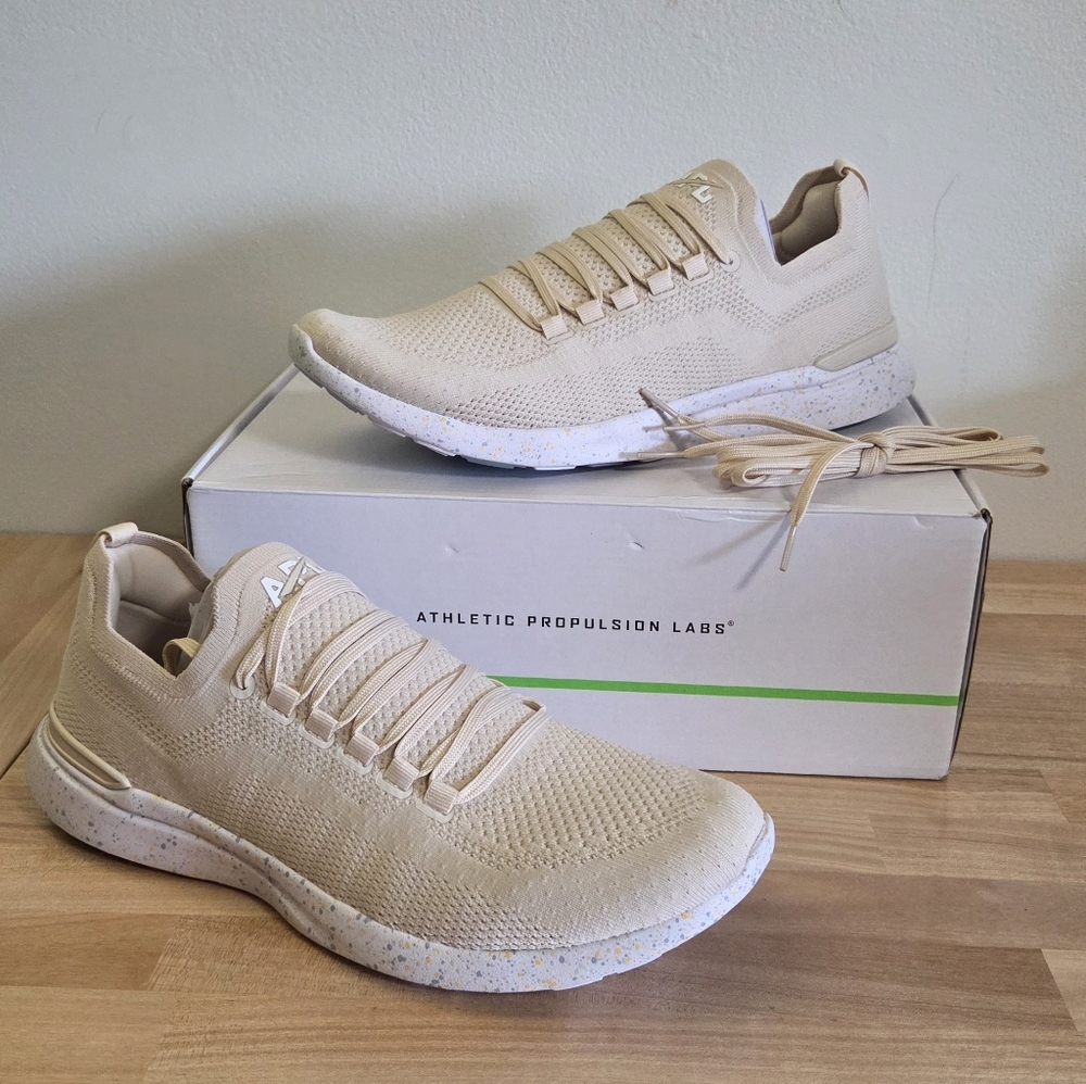 APL Techloom Breeze trainers #running Mens size 12 brand new in the box Cream